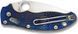 Нож Spyderco Manix 2 Lightweight CTS-BD1N Translucent Blue FRCP C101PBL2 871182 фото 2