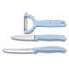 Набор Victorinox Swiss Classic Trend Colors Paring Knife Set with Tomato and Kiwi Peeler Светло-голубой (6.7116.33L22) V77551947 фото 1