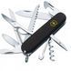 Швейцарський ніж Victorinox Huntsman Mat Чорний матовий лак з жовтим лого (1.3713.3_M0008p) V77552788 фото 1