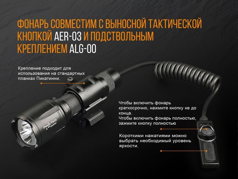 Фонарь ручной Fenix ​​TK25 Red 46961 фото