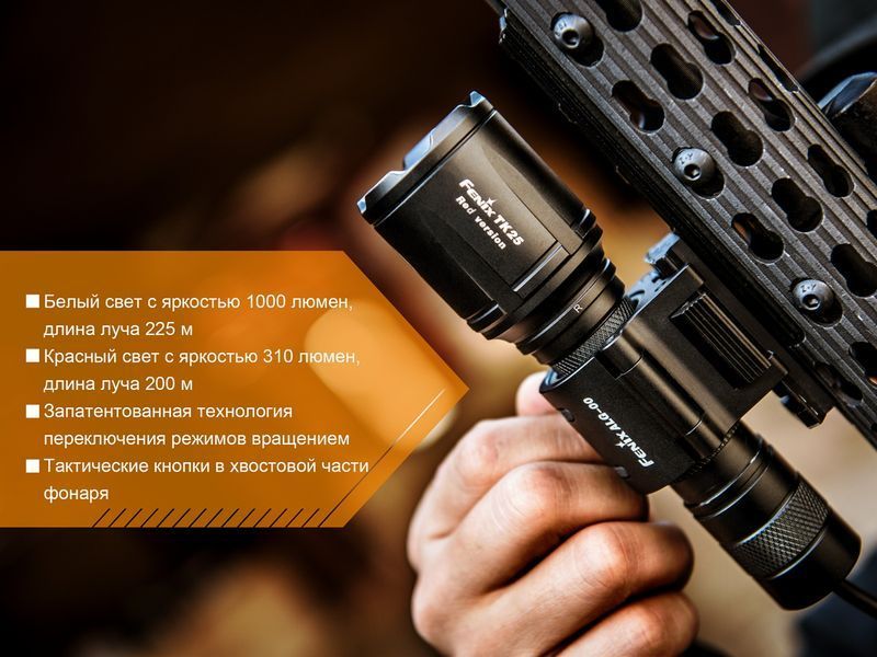 Фонарь ручной Fenix ​​TK25 Red 46961 фото