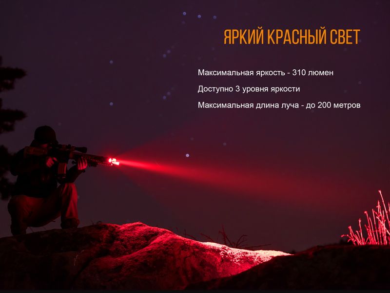 Ліхтар ручний Fenix TK25 Red 46961 фото