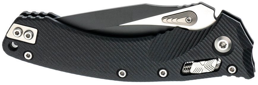 Нож Microtech Amphibian Black Blade Fluted G-10 Black 137RL-1FLGTBK 14090751 фото