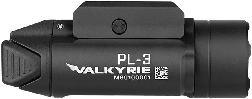 Ліхтар Olight PL-3 Valkyrie Black Weawer/Picatinny (1300 Lm) PL-3 Valkyrie BK 23703884 фото