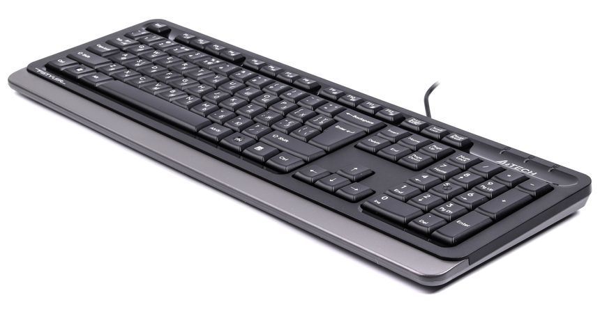 Клавіатура A4Tech Fstyler FKS10 (Grey), USB, колір чорний+ сірий FKS10 (Grey) 1605228 фото