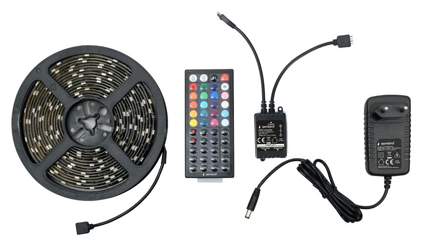 Светодиодная лента с подсветкой RGB LED-S-RGB500-01, 5м, 280 lm, IP65, 1.5м кабель с питанием LED-S-RGB500-01 1604965 фото