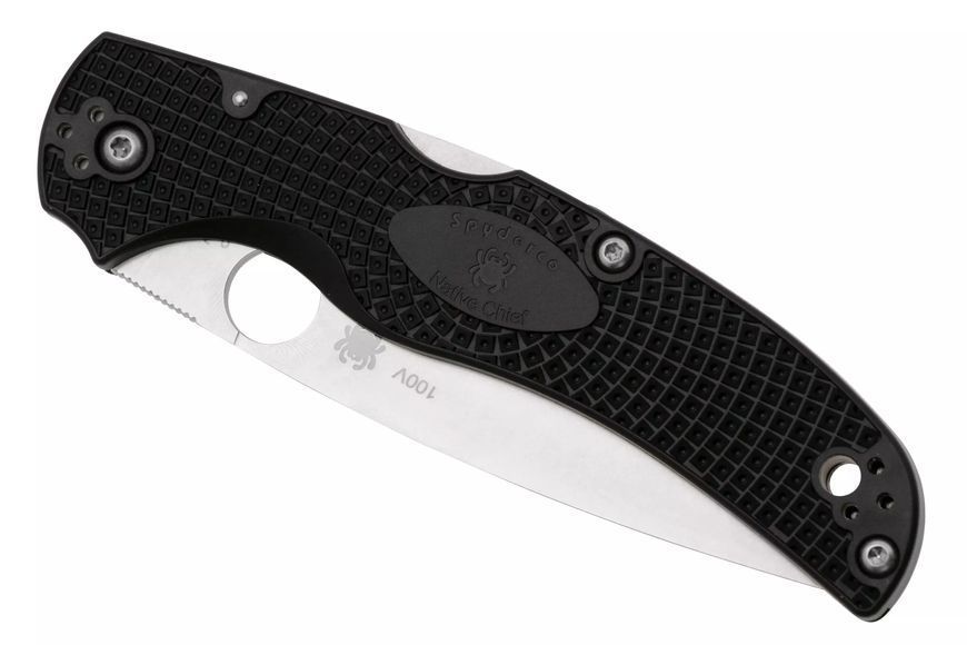 Ніж Spyderco Native Chief Lightweight CTS-BD1N FRN Black Серрейтор C244SBK 871671 фото