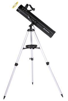 Телескоп Bresser Venus 76/700 AZ Carbon з сонячним фільтром та адаптером для смартфона 4541009 фото