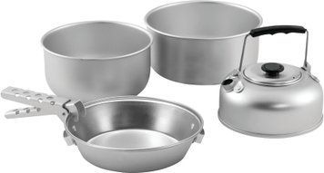 Набір туристичного посуду Easy Camp Adventure Cook Set L Silver (580039) 929030 фото
