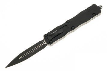 Ніж Microtech Dirac Delta D/E OTF Чорний клинок чорне руків'я 227-1T 4009464 фото