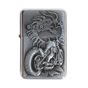 Запальничка бензинова Champ Bike Lighter дракон та байк (40400300B) V77550819 фото