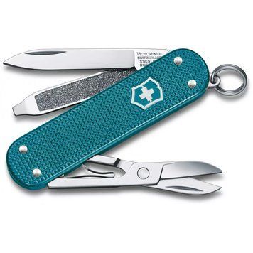Швейцарський ніж Victorinox Classic SD Alox Colors Wild Jungle 58 мм, 5 функцій, Зелений (0.6221.242G) V77552251 фото
