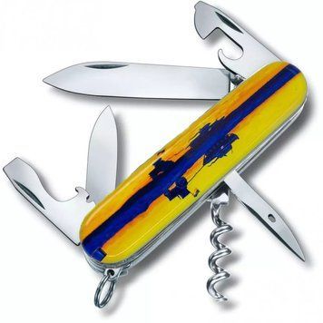 Швейцарський ніж Victorinox Spartan Ukraine Марка з трактором (1.3603.3_T3110p) V77552819 фото