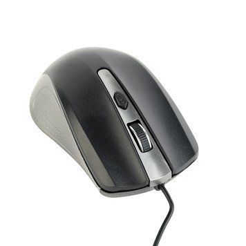 Оптична мишка Gembird MUS-4B-01-GB, USB интерфейс, сіро-чорного кольору MUS-4B-01-GB 1603929 фото
