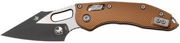 Ніж Microtech Stitch RAM-LOK Black Blade Fluted Aluminum Tan 169RL-1FLTA 14090867 фото