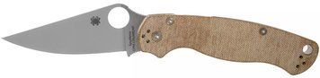 Ніж Spyderco ParaMilitary 2 Brown Micarta CPM Cru-Wear C81MPCW2 871501 фото