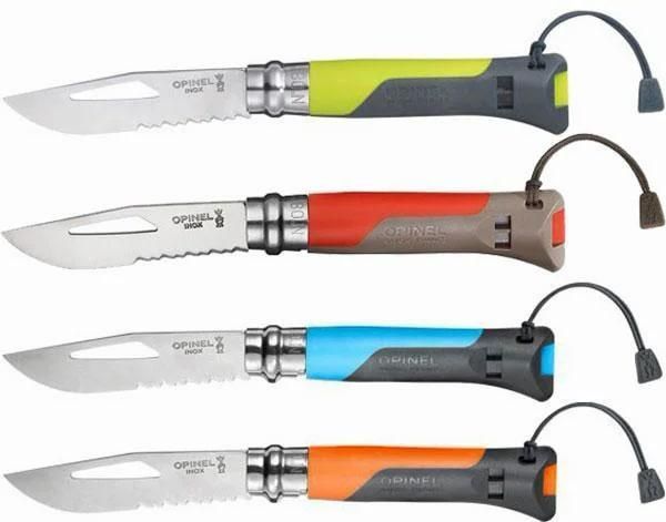 Ніж Opinel №8 Outdoor Tangerine Полусеррейтор 001577 2047893 фото