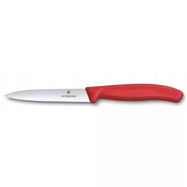 Набір з 2 ножів для чищення овочів Victorinox Swiss Classic Серрейтор Червоний 6.7791.2C1 V77554423 фото