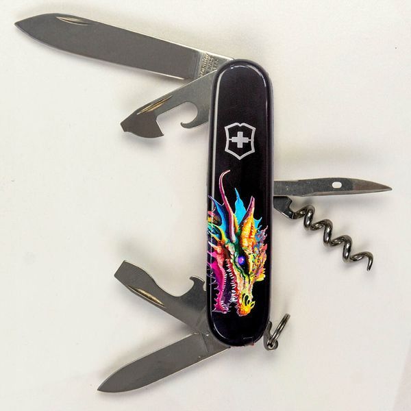 Швейцарський ніж Victorinox Swiss Army Spartan Zodiac Яскравий дракон 1.3603.3_Z3330u 4008916 фото