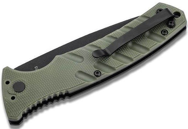 Нож Boker Plus Large Strike Grivory Black Blade Green Олива 06EX901 4008881 фото