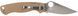 Нож Spyderco ParaMilitary 2 Brown Micarta CPM Cru-Wear C81MPCW2 871501 фото 3