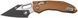 Ніж Microtech Stitch RAM-LOK Black Blade Fluted Aluminum Tan 169RL-1FLTA 14090867 фото 1