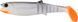 Силікон Savage Gear LB Cannibal Shad 100mm 9.0g White/Black (поштучно) 18544235 фото