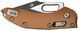 Ніж Microtech Stitch RAM-LOK Black Blade Fluted Aluminum Tan 169RL-1FLTA 14090867 фото 2