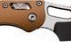 Ніж Microtech Stitch RAM-LOK Black Blade Fluted Aluminum Tan 169RL-1FLTA 14090867 фото 4