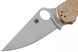 Нож Spyderco ParaMilitary 2 Brown Micarta CPM Cru-Wear C81MPCW2 871501 фото 4