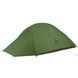 Намет надлегкий одномісний з футпринтом Naturehike Cloud Up 1 Updated NH18T010-T, 20D, Темно-зелений 98670 фото 1