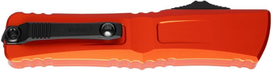 Нож Microtech Combat Troodon GEN III Double Edge Black Blade Orange 1142-1OR 14090664 фото