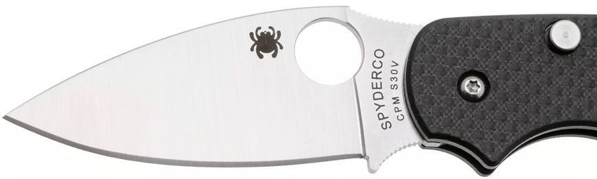 Нож Spyderco Sage CF S30V Black C123CFBCLP 871758 фото