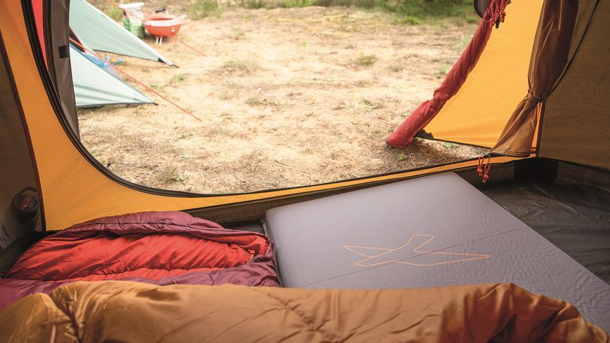Коврик самонадувающийся Easy Camp Self-inflating Siesta Mat Single 3 cm Grey (300061) 928956 фото