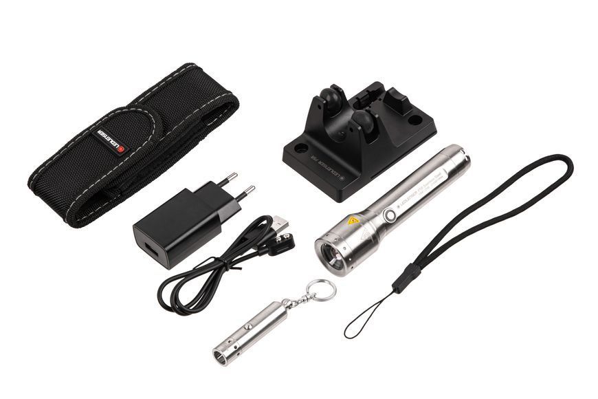 Подарочный набор Ledlenser P5R Core и V8, нержавеющая сталь. 502467 6008112 фото