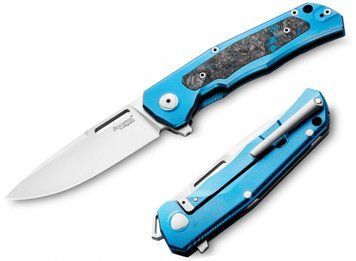 Ніж Lionsteel Q4ttro Titanium Blue Q4 BL 392172 фото