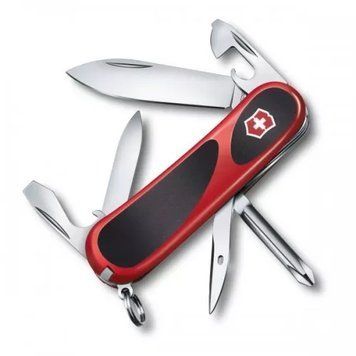 Швейцарський ніж Victorinox EvoGrip 11 85 мм 13 функцій Червоно-чорний (2.4803.C) V77553609 фото