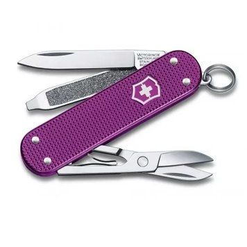 Багатофункціональний Швейцарський ніж Victorinox Alox Classic довжина 58 мм Фіолетовий (0.6221.L16) V77550017 фото