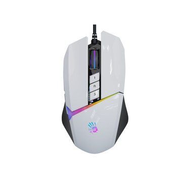 Миша ігрова A4Tech W60 Max Bloody, колір білий+чорний, активоване ПЗ Bloody W60 Max Bloody (Panda White) 1604867 фото