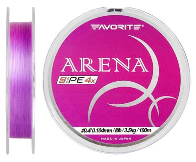Шнур Favorite Arena PE 150m (purple) #0.175/0.071mm 3.5lb/1.4kg 16931096 фото