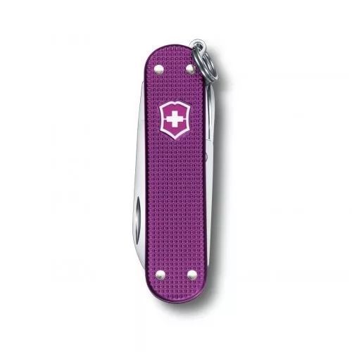 Багатофункціональний Швейцарський ніж Victorinox Alox Classic довжина 58 мм Фіолетовий (0.6221.L16) V77550017 фото
