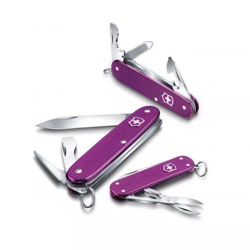 Багатофункціональний Швейцарський ніж Victorinox Alox Classic довжина 58 мм Фіолетовий (0.6221.L16) V77550017 фото
