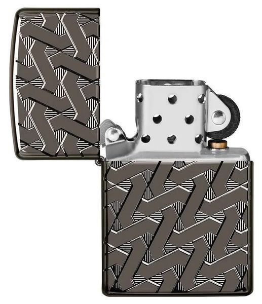Зажигалка Zippo 24095 Armor Geometric Weave Design 49173 ZP77890008 фото