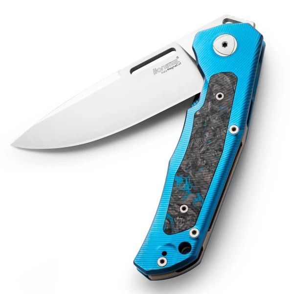 Ніж Lionsteel Q4ttro Titanium Blue Q4 BL 392172 фото