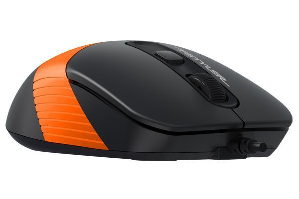 Миша A4Tech Fstyler FM10 (Orange), USB, колір чорний+помаранчевий FM10 (Orange) 1604042 фото