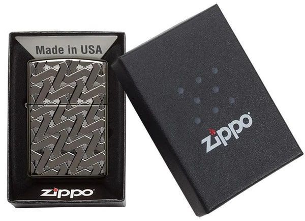 Зажигалка Zippo 24095 Armor Geometric Weave Design 49173 ZP77890008 фото