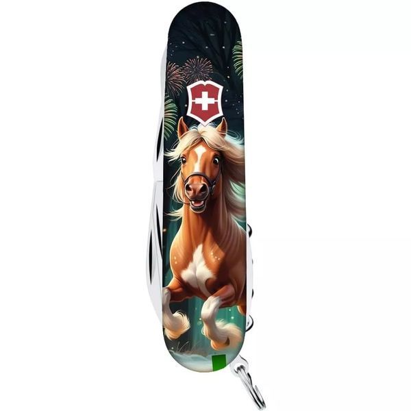 Швейцарський ніж Victorinox Climber Zodiac Кінь-переможець Різнокольоровий глянсовий 1.3703.3_Z5300pk V77554174 фото
