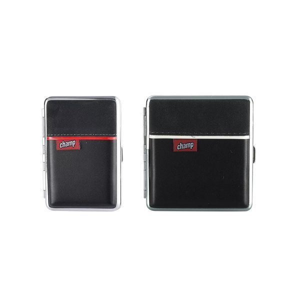 Портсигар на 12 сигарет Champ Slim XS держатель резинка, черный (40590130SL) V77552506 фото