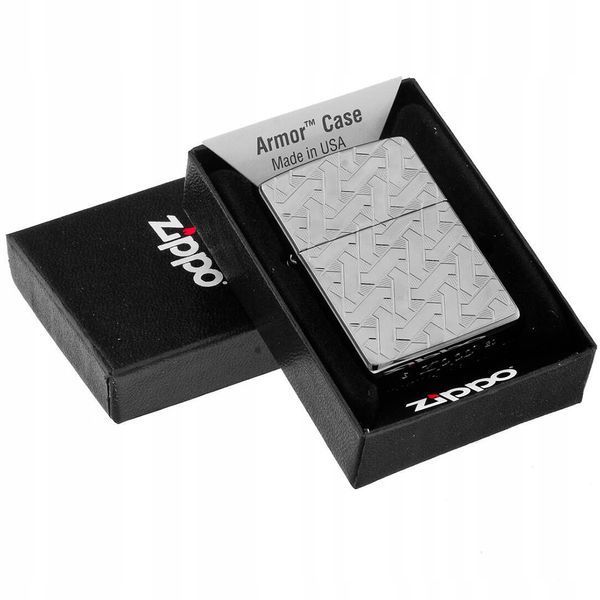 Зажигалка Zippo 24095 Armor Geometric Weave Design 49173 ZP77890008 фото