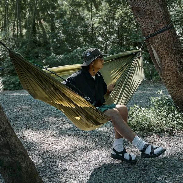 Гамак 3-в-1 з москітною сіткою Naturehike CNH22HJ001, 210T polyester, Темно-зелений 92843 фото